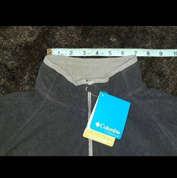 Columbia Men's Large Half Zip Fleece Silver Ridge Fast Trek Sweater B20#15 - Picture 6 of 8